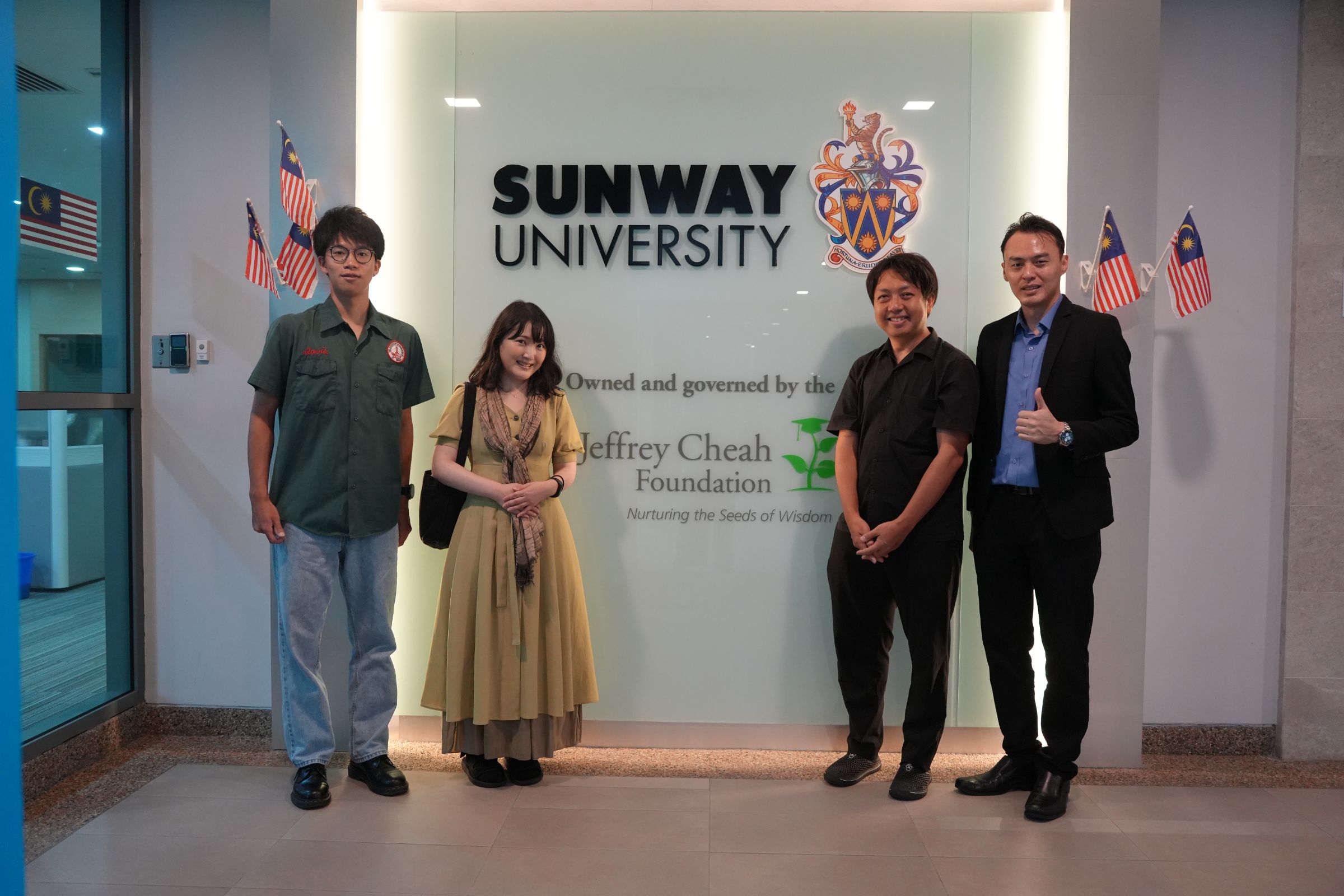 鈴木健吾CEOがSunway大学のGoh Bey Hing教授を表敬訪問しました